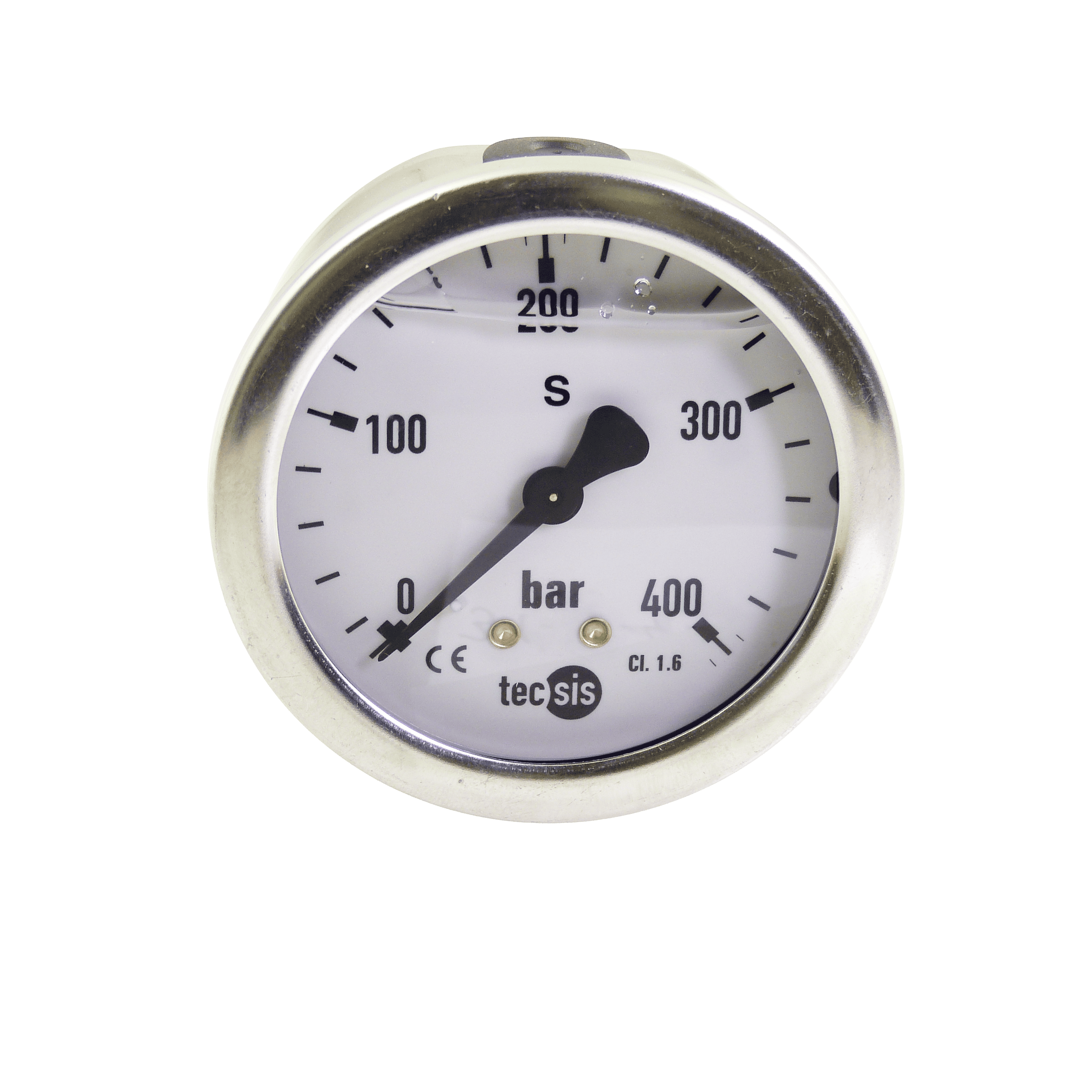 Manometer 63 0-250 bar 1/4" hinten "Logo Wagener"