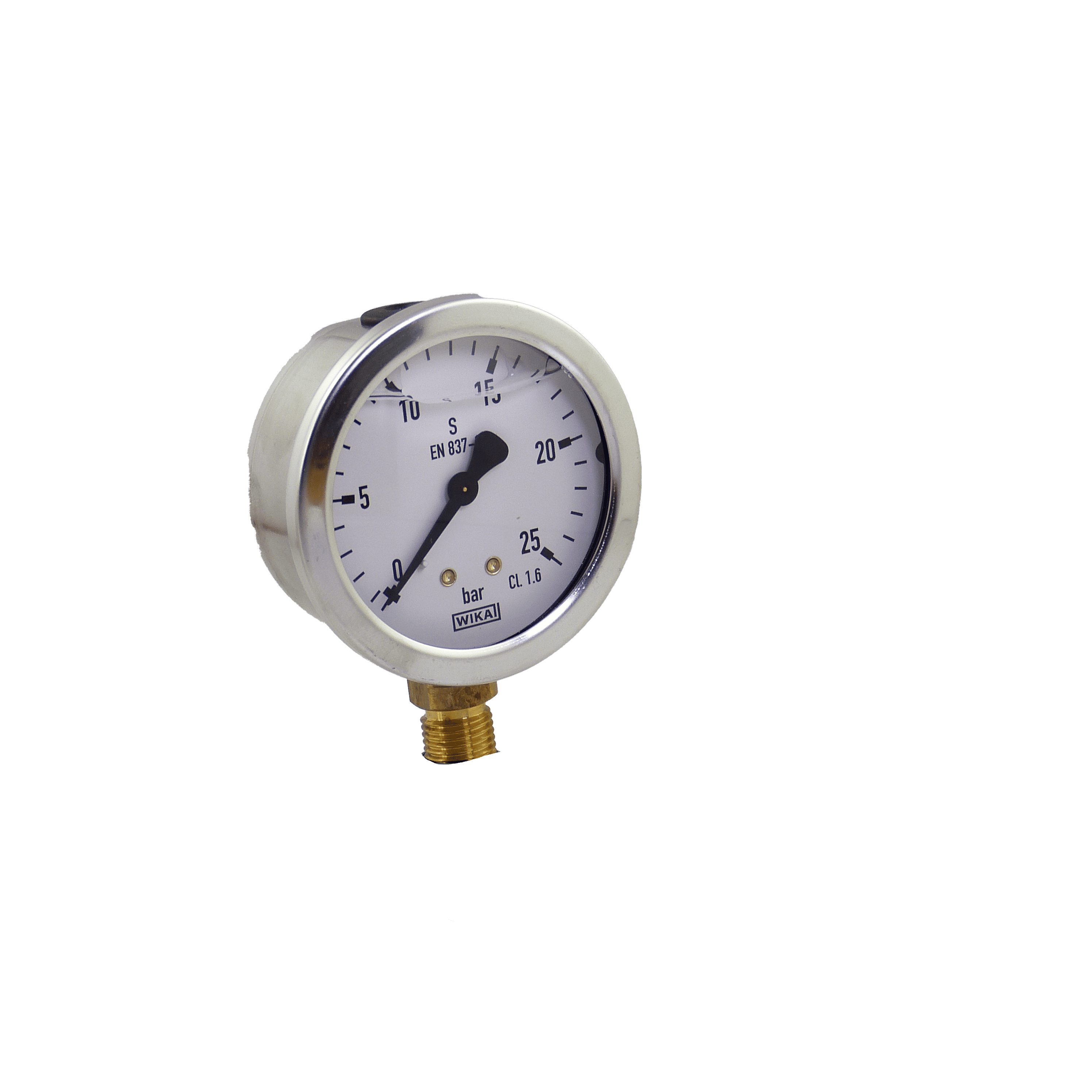 Manometer 63 0-2,5 bar 1/4" unten "Logo Hersteller“